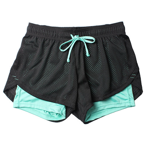 Sport Shorts Women Fitness Clothes Summer Mesh Workout Lulu Running Gym Yoga Shorts