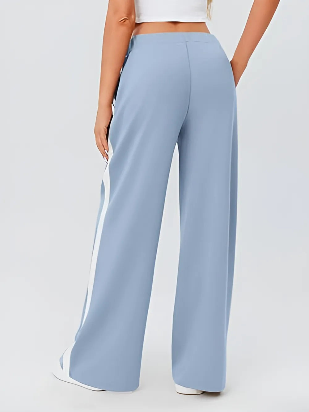 Yoga sweatpants high waisted workout loose casual pants with pockets