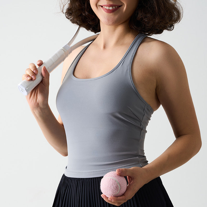 Sports Bra with Removable Pads for Women Racerback
