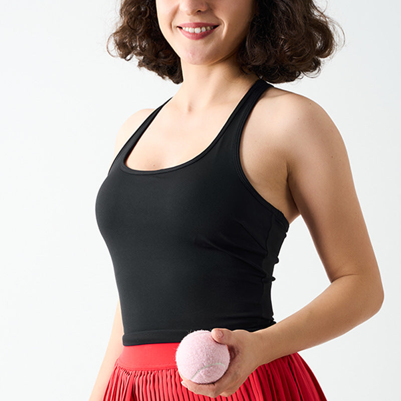 Sports Bra with Removable Pads for Women Racerback
