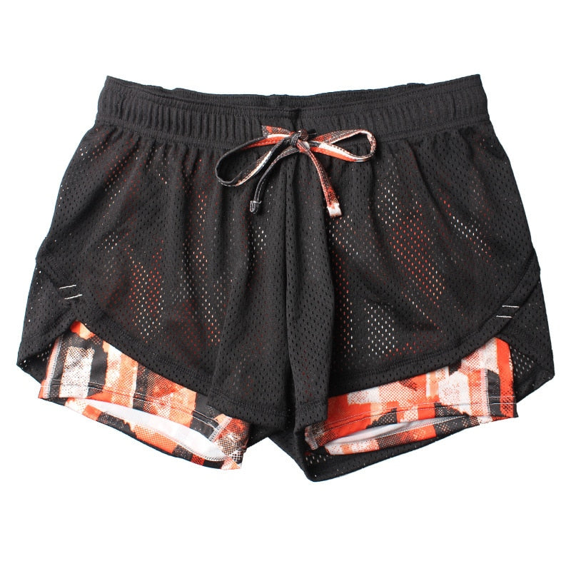 Sport Shorts Women Fitness Clothes Summer Mesh Workout Lulu Running Gym Yoga Shorts