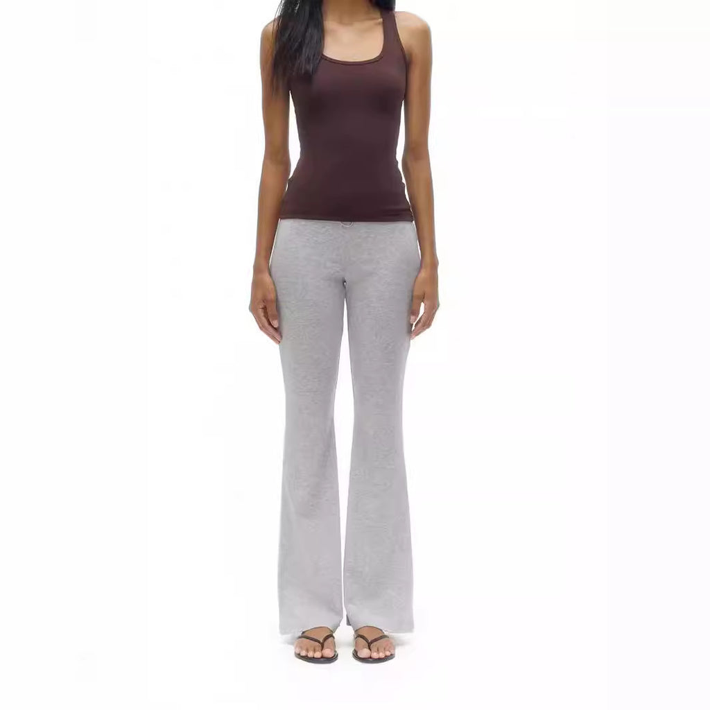 Elastic Tank Top with Built-in Pads, Seamless Fit for Workout and Fitness