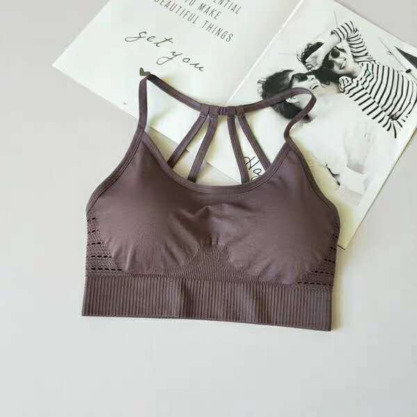 High Intensity Sports Bra Female Shark Beauty Back Bra Shockproof Yoga Fitness Yoga Bra Sports Underwear