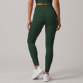 Fitness High-Waisted 9-inch Yoga Pants for Women, Summer Workout Tights, Butt-Lifting Running Leggings, Bodycon Gym Pants