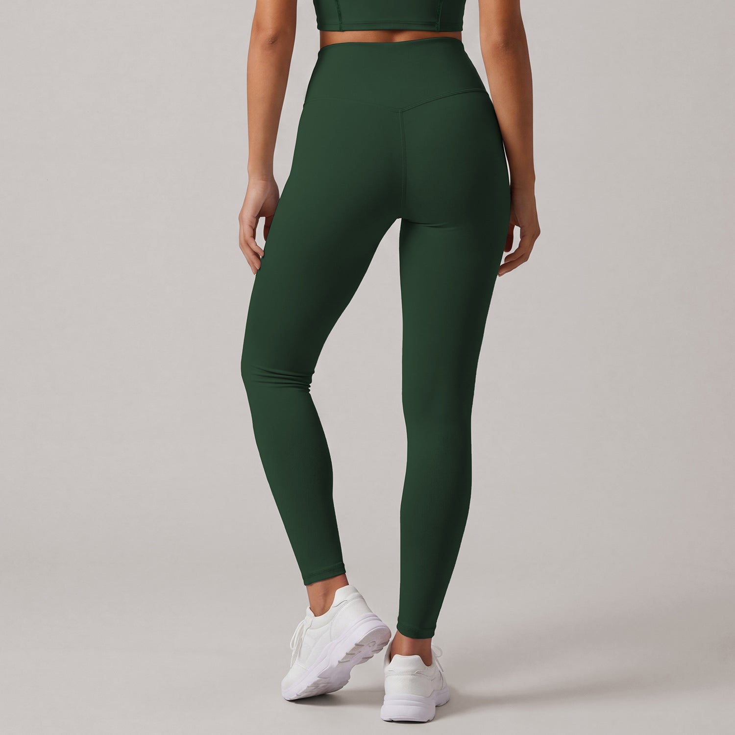 Fitness High-Waisted 9-inch Yoga Pants for Women, Summer Workout Tights, Butt-Lifting Running Leggings, Bodycon Gym Pants