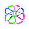 Yoga Gum Fitness Resistance 8 Word Chest Expander Rope Workout Muscle Fitness Rubber Elastic Bands for Sports Exercise