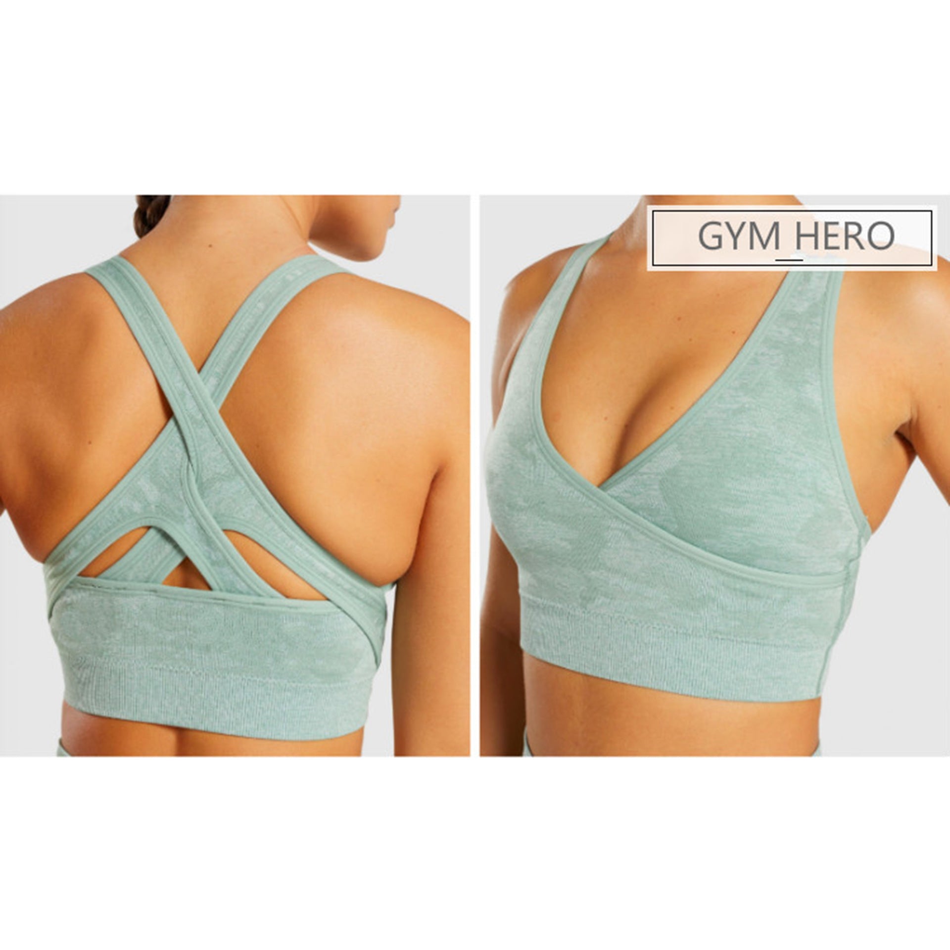 Yoga Bra Camouflage Seamless Sports Bra Beauty Back Fitness Sports Yoga Seamless Underwear Bra