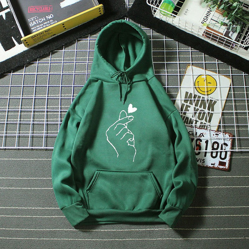 Men's Hooded Sweatshirt Versatile Long Sleeve Trendy Sports Fleece Pullover
