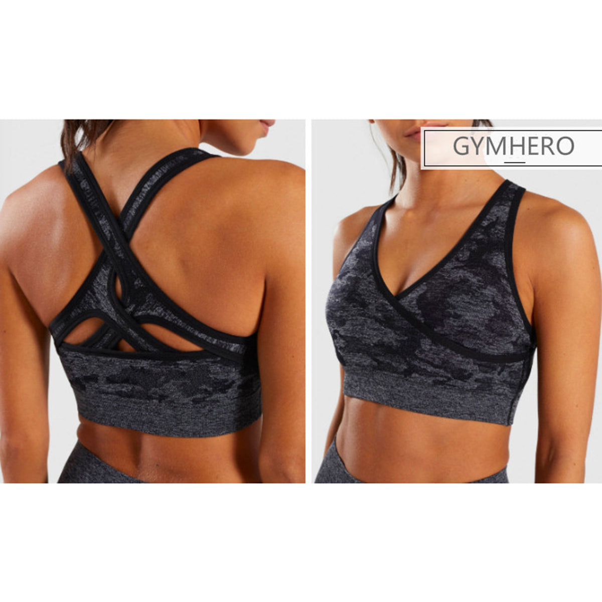 Yoga Bra Camouflage Seamless Sports Bra Beauty Back Fitness Sports Yoga Seamless Underwear Bra