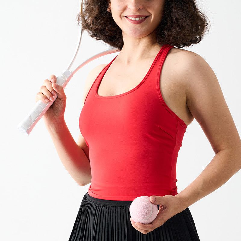 Sports Bra with Removable Pads for Women Racerback
