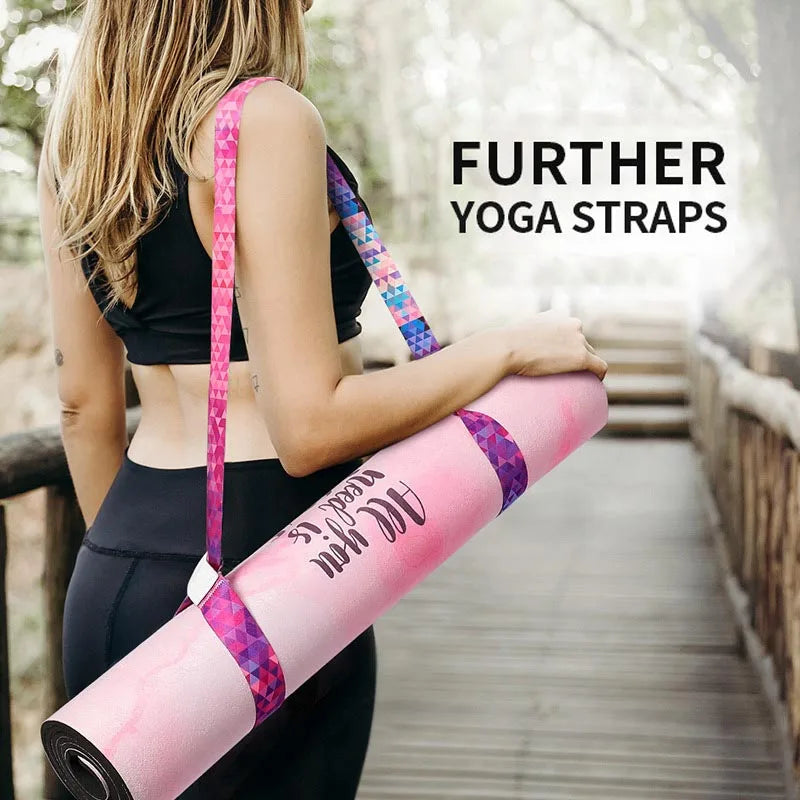 Yoga Mat Strap | Elastic Stretching Band for Pilates and Ballet
