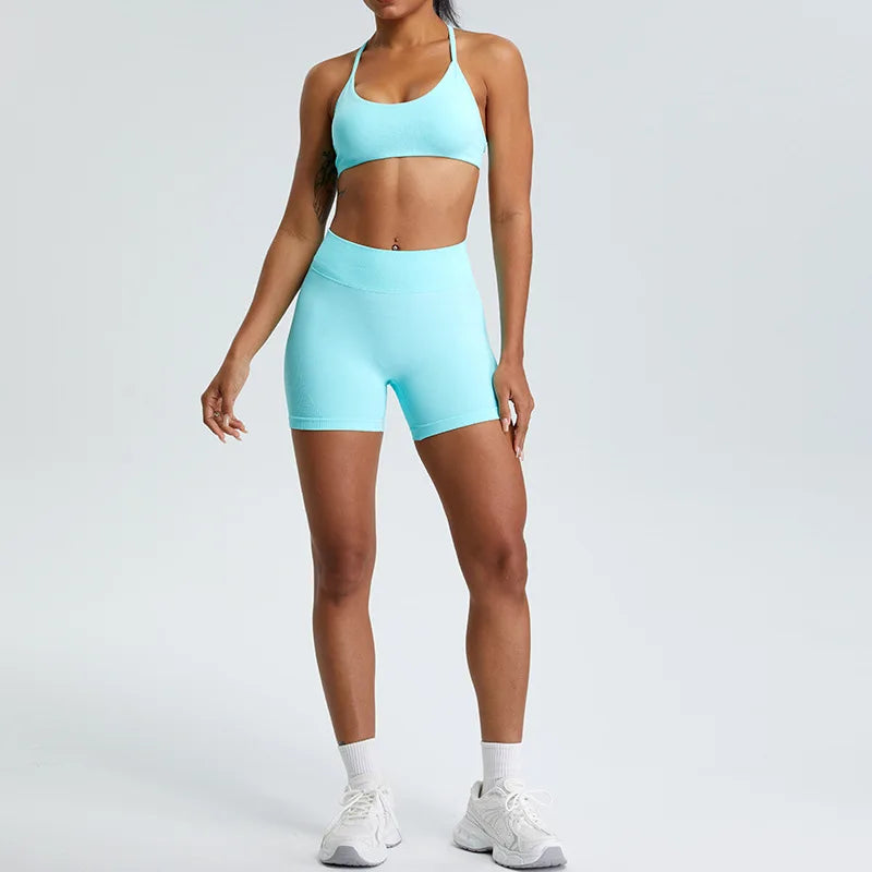 Women Sports Underwear High Support Sports Top Push Up Yoga Bra Gym Crop Top Fitness Workout Bra Running Brassiere Sportswear