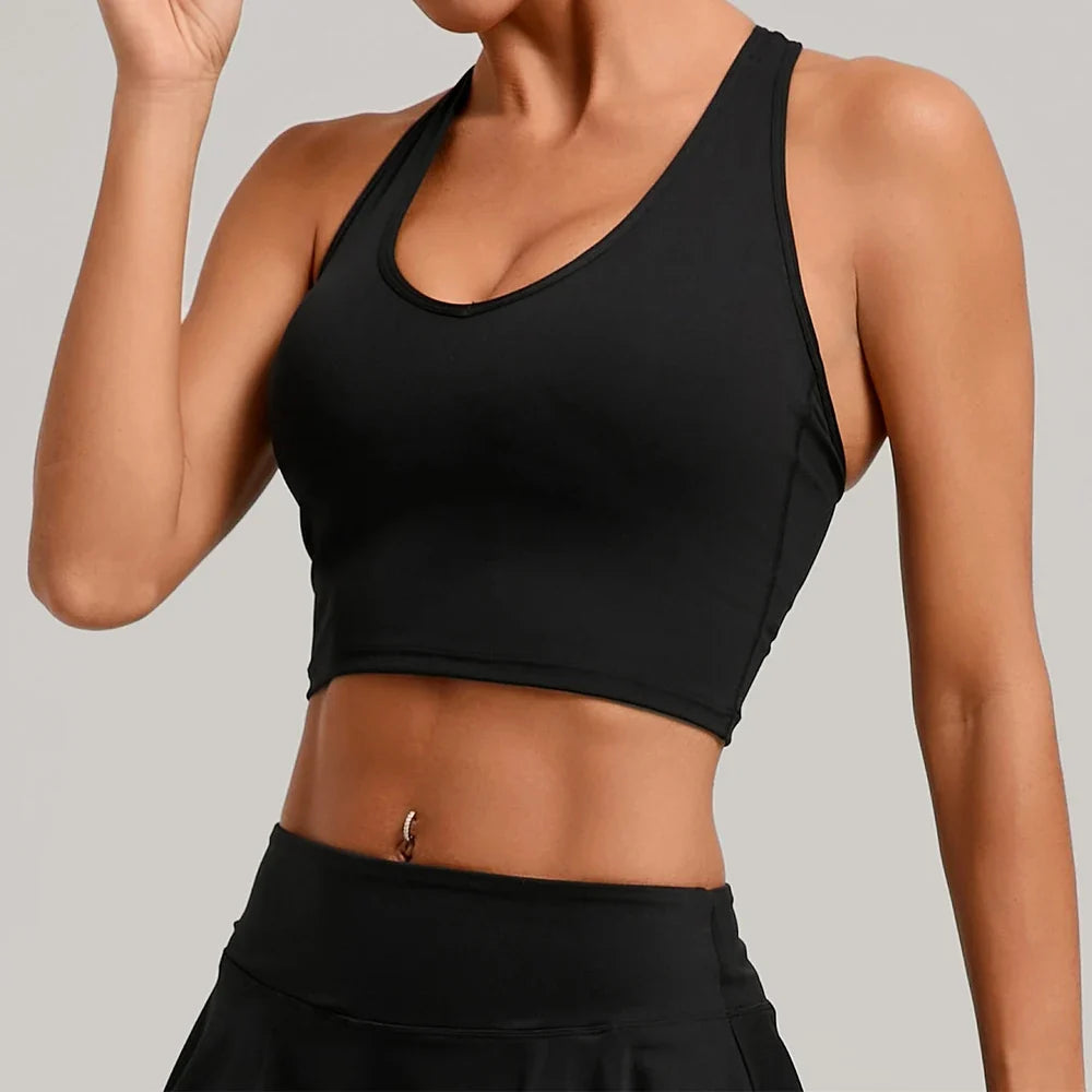 Fitness Bra Workout Tops Gym Push Up Fitness Underwear Sports Bras Sexy Athletic Sport Bra Women Backless Gym Yoga Crop Top