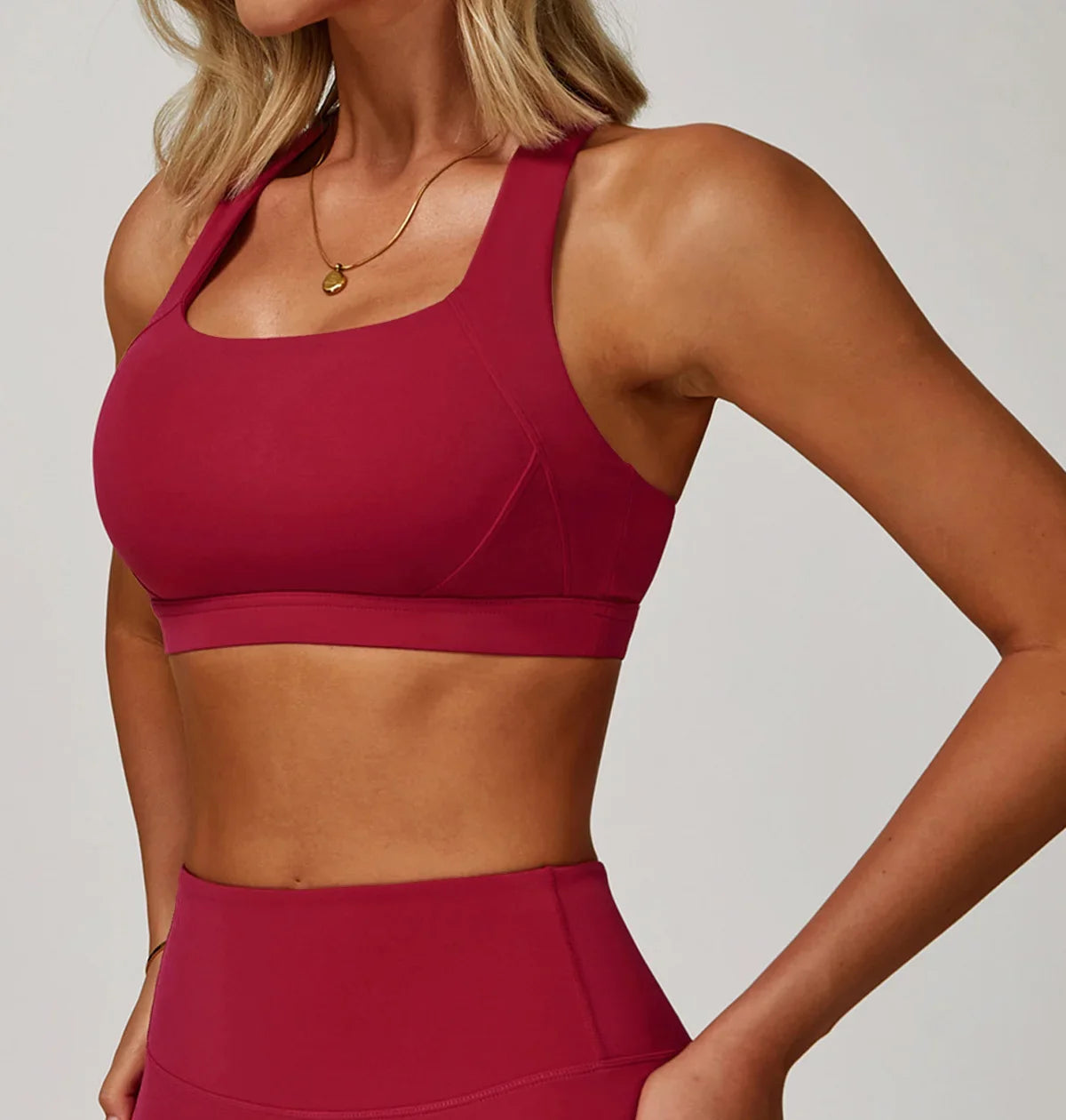 Hearuisavy Quick-Dry Backless Yoga Clothes Running Vest Women Workout Brassiere Fitness Gym Tank Top Women Push up Sports Bra