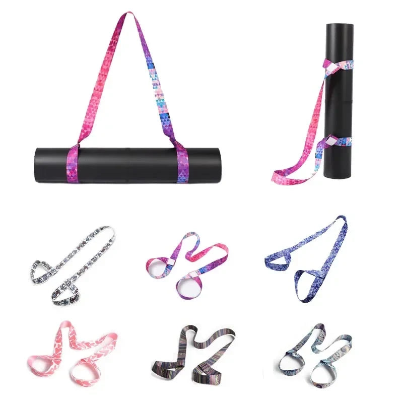Yoga Mat Strap | Elastic Stretching Band for Pilates and Ballet